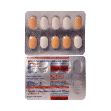 Endoformin PG 1mg/500mg/15mg Tablet SR