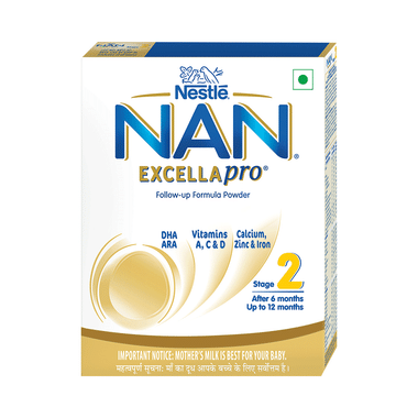 Nestle Nan Excellapro 2 Follow-Up Formula With Vitamins, DHA, ARA, Calcium & Iron | Powder