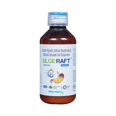 Ulge-Raft Oral Suspension Peppermint Sugar Free