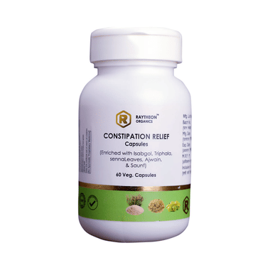 Raytheon Organics Constipation Relief Veg Capsule