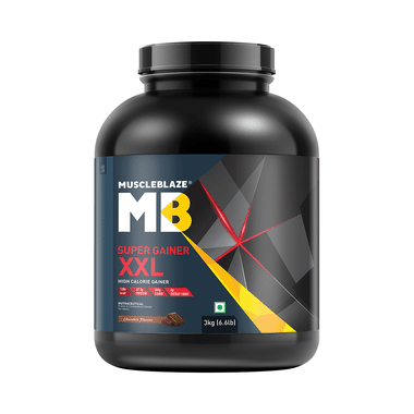 MuscleBlaze Super Gainer XXL For Muscle Growth | No Added Sugar | Chocolate