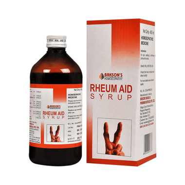 Bakson's Homeopathy Rheum Aid Syrup Homeopathic Medicine