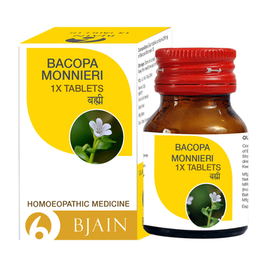 Bjain Bacopa Monnieri Tablets For Memory, Focus & Mental Wellness 1X