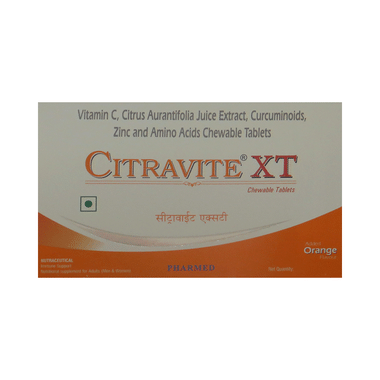 Citravite XT Vitamin C Chewable Tablet For Immunity & Wound Healing