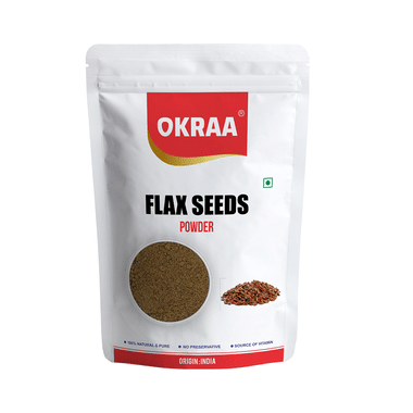 Okraa Flax Seed Powder