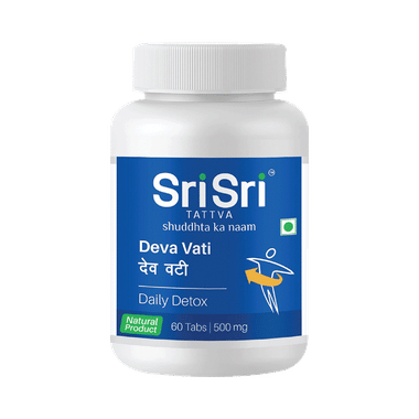 Sri Sri Tattva Deva Vati 500mg Tablet | Supports Body Detoxification