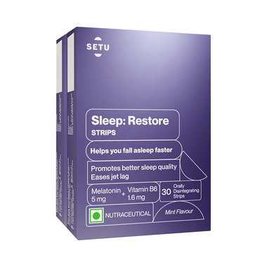 Setu Sleep: Restore Orally-Dissolving Strips (30 Each)