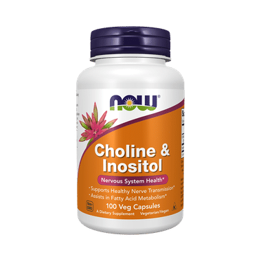 Now Foods Choline & Inositol 500mg Capsule