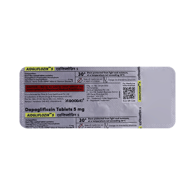 Aidgliflozin 5 Tablet