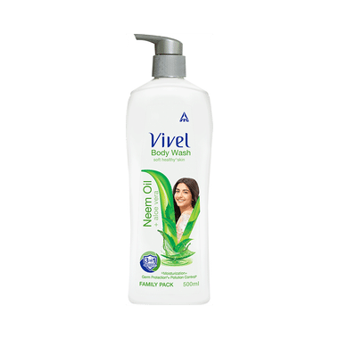 Vivel Neem Oil + Aloe Vera Family Pack Body Wash