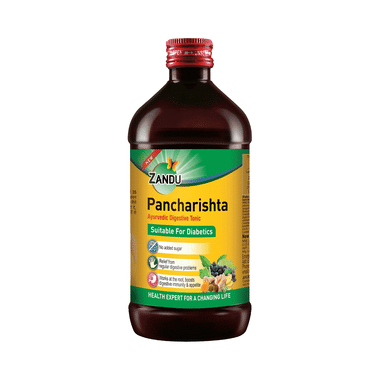 Zandu Pancharishta Ayurvedic Digestive Tonic Suitable For Diabetics