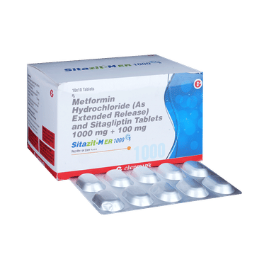 Sitazit-M ER 1000 Tablet