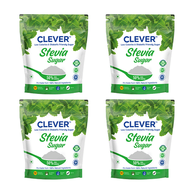 Clever Low Calories & Diabetic Friendly Stevia Sugar (500gm Each)