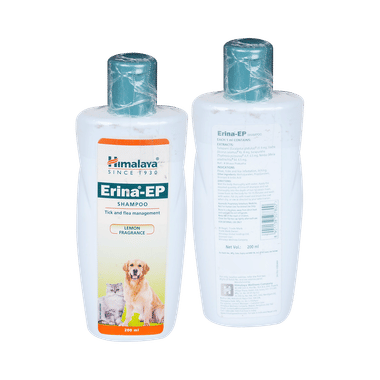 Himalaya Pet Care Himalaya Erina-EP Tick And Flea Control Shampoo (For Pets) Lemon Fragrance