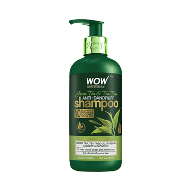 WOW Skin Science Green Tea & Tea Tree Oil Shampoo