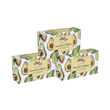 Mirah Belle Exotic Soap (125gm Each) Avocado Collagen