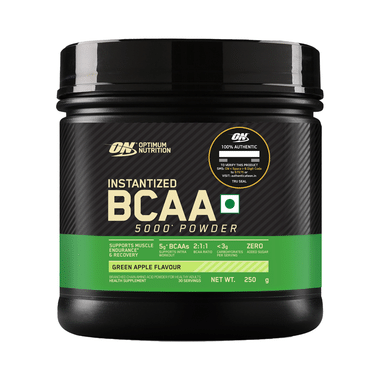 Optimum Nutrition (ON) Instantized BCAA 5000 Powder Green Apple
