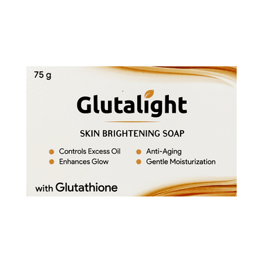 Glutalight Skin Lightening Soap For Reduce Freckles, Age Marks, Acne Spots