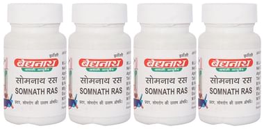 Baidyanath (Jhansi) Somnath Ras Tablets (80 Each)