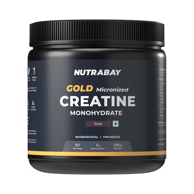 Nutrabay Gold Micronized Creatine Monohydrate Powder Cola