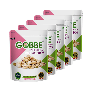 Gobbe Salted Californian Pistachios (200gm Each)