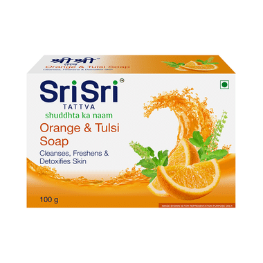 Sri Sri Tattva Orange & Tulsi Soap