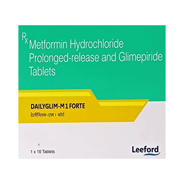 Dailyglim M Forte 1mg/1000mg Tablet