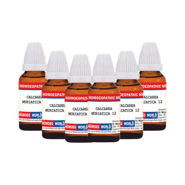 Dr. Majumder Homeo World Calcarea Muriatica Dilution(30ml Each) 12 CH