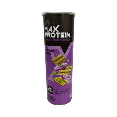 RiteBite Max Protein Chips With Fibre & Low GI | Gluten Free | Flavour Cream N Onion