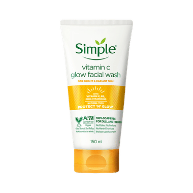 Simple Protect N Glow Vitamin C Facial Wash
