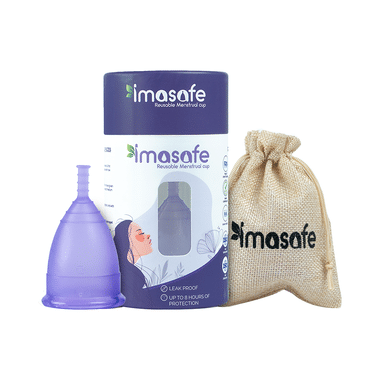 Imasafe Reusable Menstrual Cup Purple Small