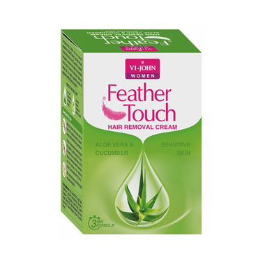 Vi-John Feather Touch Hair Removal Cream Aloevera & Cucumber