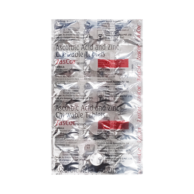 Zascor Chewable Tablet Lemon & Honey Sugar Free