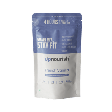 Upnourish French Vanilla Meal Replacement Smoothie (50gm Each)