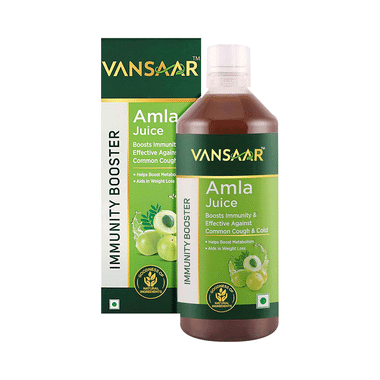 Vansaar Amla Juice | Immunity Booster | 100% Cold Pressed