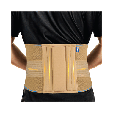 Vissco 0101 Sacro Lumber Belt Medium Beige
