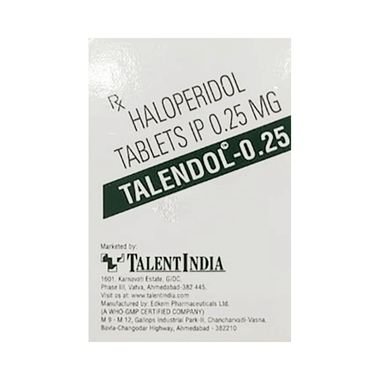 Talendol 0.25mg Tablet