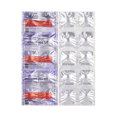 Microcef 200mg Tablet DT