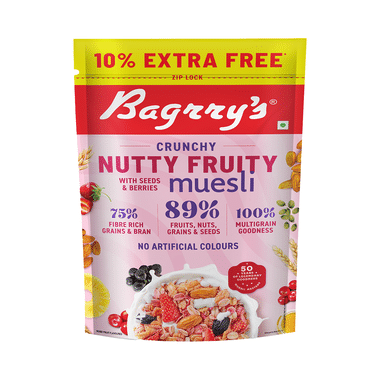 Bagrry's Crunchy Nutty Fruity With Seeds & Berries Muesli