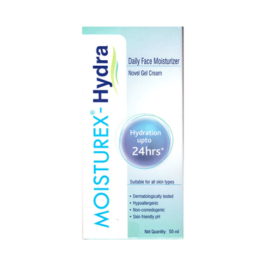 Hydra Moisturising Gel Cream | Non-Comedogenic & Hypoallergenic Face Care Product | Hydrates Skin | Derma Care | Skin-friendly PH