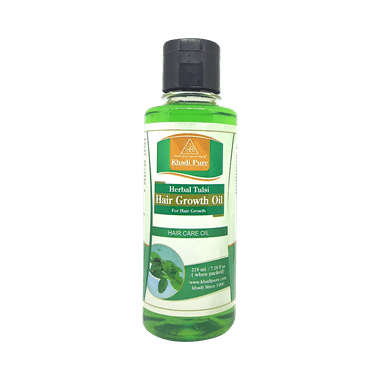 Khadi Pure Herbal Tulsi Hair Growth Oil