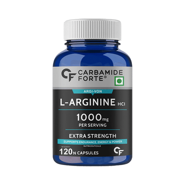 Carbamide Forte L-Arginine HCL 1000mg Vegetarian Capsule