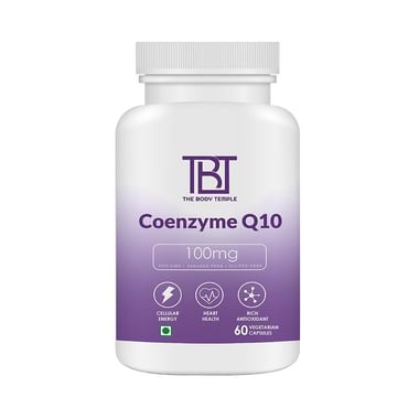 The Body Temple Coenzyme Q10 100mg Veg Capsule