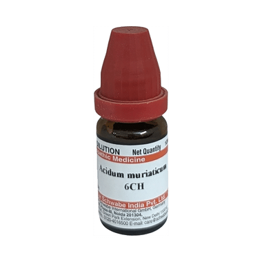 Dr Willmar Schwabe India Acidum Muriaticum Dilution 6 CH