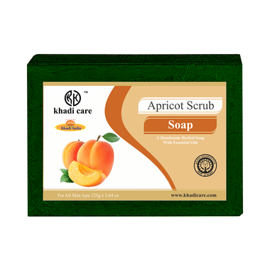 Khadi Care Apricot Scrub Soap