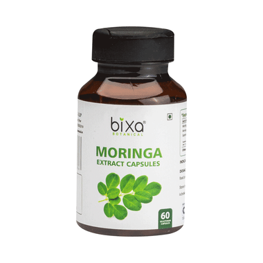 Bixa Botanical Moringa Extract 1% Alkaloids Vegetarian Capsule