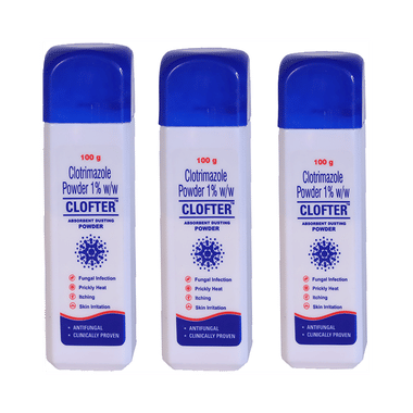 Clofter Absorbent Dusting Powder (100gm Each)