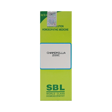 SBL Chamomilla Dilution 200 CH