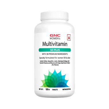 GNC Women's Multivitamin 50 Plus | For Joints & Anti-Ageing Support | Tablet