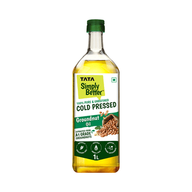 Tata Simply Better Pure & Unrefined Cold Pressed Groundnut Oil